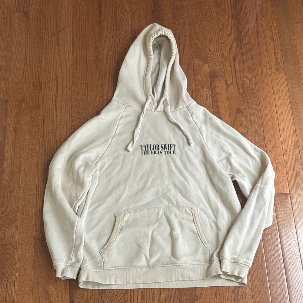 Taylor Swift The Eras Tour Beige Hoodie -